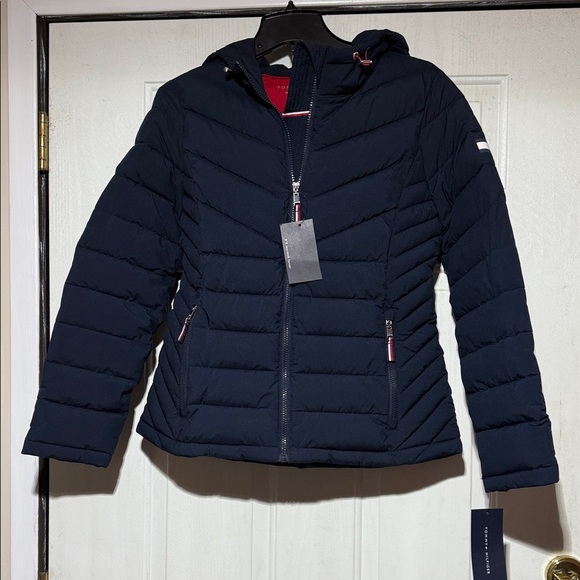 Tommy Hilfiger Jackets & Blazers - Tommy Hilfiger Women's Dark Blue Puffer Jacket NWT